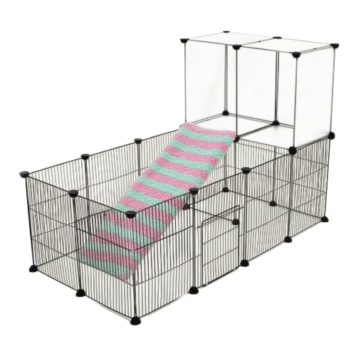 Ramp Fuzzy Cover for Small Animals Cage Guinea Pig Ferret Nation Stair Cover for Guinea Pig cage & Small Animal Cages | Ramp Measures 28L x 12W Inches (Dopamine) - color: Dopamine