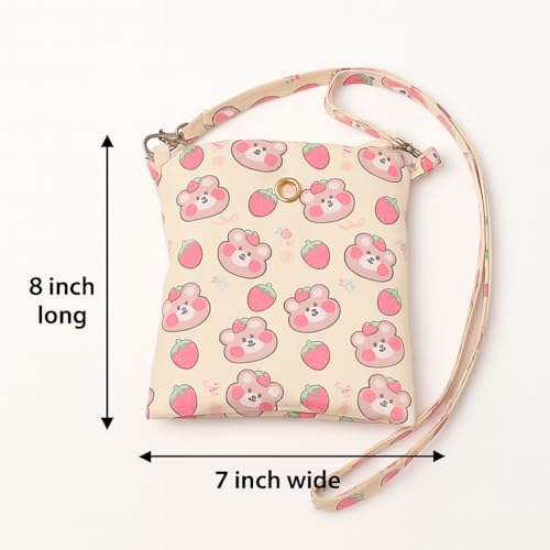 Small Pet Carrier Bag with Soft Minky Dot Lining, Breathable & Waterproof Travel Pouch for Leopard Geckos, Hamsters, Small Reptiles and Small Animals –All-Season Use - color: Red