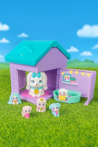 Little Live Pets Dog House Playset Bundle, Mama Surprise Families Beagle and Maltese Collection, Interactive Fold-Out Dog Playset Toy Gift for Kids 5+ | 2 fold-out houses reveal 4-6 surprise pups each, 80+ to collect; gift for kids ages 5+ - style: Beagle