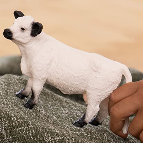 Schleich Farm World - Galloway Cow Toy Figurine - Kids Ages 3+ | 13960 | Farm Animal Figurine, Realistic Animal Toys, Barn Toy for Kids 3+, Screen-Free Imaginative Pretend Play, Montessori Toy - style: Galloway Cow