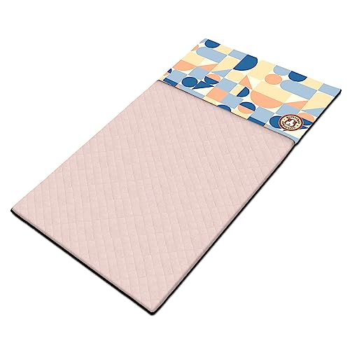 GuineaDad Premium Liner – Fleece Guinea Pig Cage Liner – Ultra-Plush Reusable Fleece Bedding with Waterproof Bottom – (Cotton Candy)