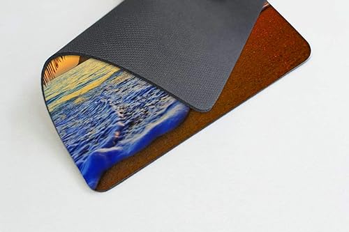 Pacific Sunrise at Lanikai Beach Mouse pad Customized Mousepad Non-Slip Rubber Base Mouse Pads for Computers Laptop Office Desk Accessories Mouse pad, - color: Pacific Sunrise at Lanikai Beach