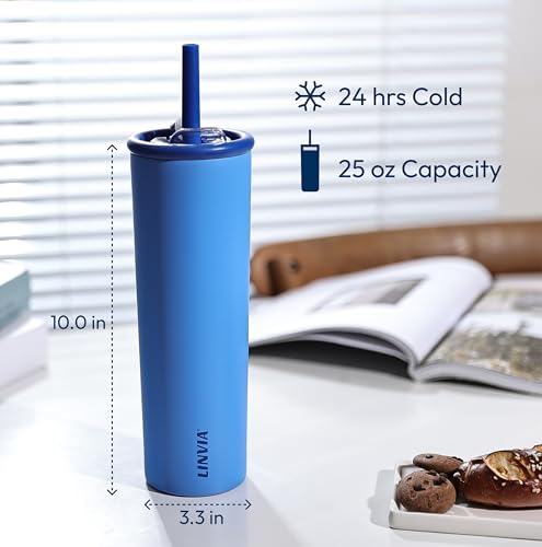 25 oz Candy Tumbler, Insulated Water Bottle with Straw Lid | Double Wall Stainless Steel, 2-in-1 Lid, Flexible Straw, Cup Holder Friendly, Dishwasher Safe, BPA Free, Teal - color: Teal, size: 25 Ounces