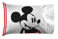 Disney Mickey Mouse Jersey Cartoon Kids Pillowcase Reversible, White | 20 x 30 Inches, Official Product, Soft Microfiber, Double-Sided, Standard Size, Machine Washable, Kids Gift - color: White - Mickey Mouse