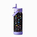Space Kids Insulated Water Bottle - Bulk Stainless Steel Water Bottles for School Travel Leak Proof Vacuum Metal (Astronaut, 18 Ounces) - color: Astronaut