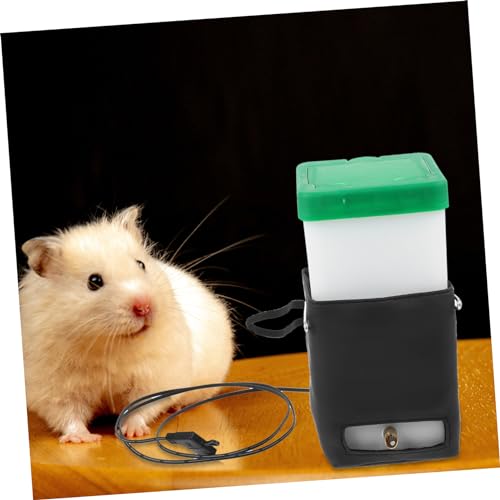 1Set 1L Heated Pet Water Bowl Heated Water Bottle Dispenser for Rabbit Cat Hamster Guinea Pigs Ferrets Birds Mouse Cockatiel Rats Other Small Animal Pet No Drip No Leak No Mess Mount Drinker