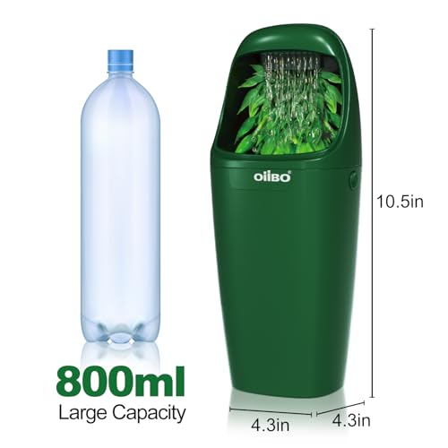 Reptile Water Fountain Chameleon Water Dripper, Reptile Water Dispenser with 800ml Large Capacity, Terrarium Waterfall Drinking Fountain for Bearded Dragon Gecko Lizard