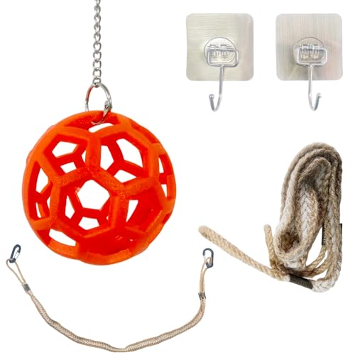 Snake Enrichment Climbing Toys Pet Habitat Accessories for Snakes Lizards Geckos Easy Install Suction Cups Carabiners Slim Python Reptile Jungle Gym Small Playground Exploring&Climbing Accessories