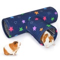 Glittme Washable Guinea Pig Tunnel, 17.7" Soft Plush Hideout for Small Pets | Small Animal Hideout Crafted With Warm Plush Lining, Offering A Cozy And Foldable Retreat For Indoor Play And Restful Sleep