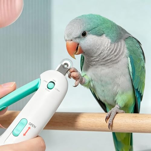Anti-Splash Pet Nail Clipper with Built-in Hidden Nail File, Adjustable Opening, for Cats, Rabbits, Guinea Pigs, Birds