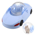3-in-1 Hamster Ball 4.8 Inch Detachable Hamster Wheel Racing Car Toy