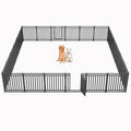Thickened Outdoor Dog Fence, 32" H, 24 Panels for Yard & Camping | Easy Setup, Flexible Layouts, Thickened Panels, Heavy-Duty, for Medium & Large Dogs and Farm Use, Patented - size: 32" height, style: 24 Panels