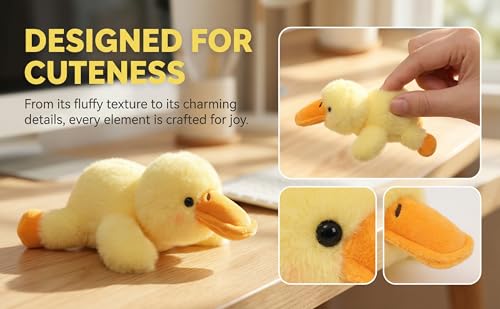 YUKOUQIAN Duck Stuffed Animal Cute Plush Doll Toy 5.5 inch for Girls Boys Christmas (pa Duck) - style: pa duck