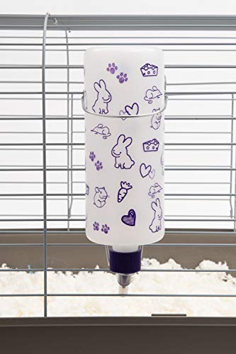Lixit 32oz Weather Resistant Water Bottles with Heavy Duty Mount for Rabbits and Ferrets (Rabbits) (Pack of 4) - size: 32 ounces (Pack of 4)