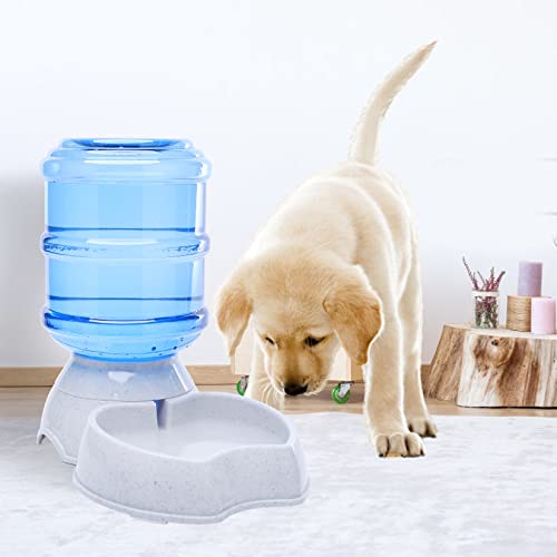 Pet Water Dispenser Automatic for Dogs Cats, BPA-Free, Gravity Refill, Self Feeding for Small Medium Pets Puppy Kitten Rabbit - 1 Gallon (Waterer) - size: Waterer