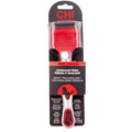 CHI for Dogs Dematting and Deshedding Undercoat Rake Dog Grooming Tool Long Hair and Double Coats Rounded Blade Teeth Remove Mats and Loose Undercoat Detangling Rake Shedding Control Ergo Handle | Rounded blade teeth remove mats and loose undercoat, for l