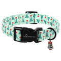 ARING PET Christmas Dog Collar, Cute Green Christmas Tree Pets Collars for Puppy Small Medium Large Girl Boy Dogs-L Size - color: Christmas-Green Tree, size: Large
