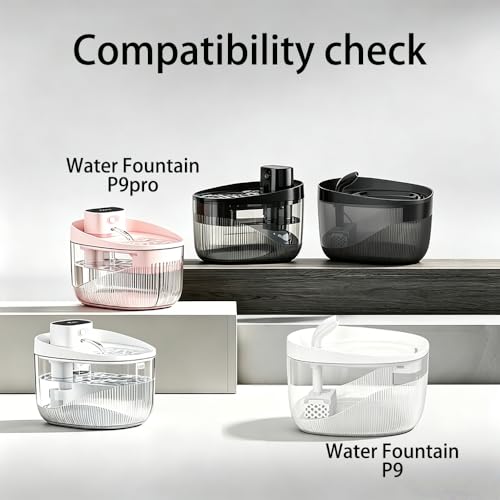 Cat Fountain Filters, 4 Pack Cat Water Fountain Filter | Replacement Compatible with Delight Paw 74oz/2.2L Automatic Pet Water Fountain
