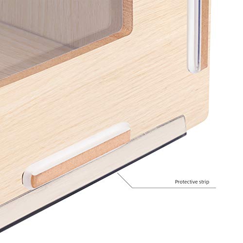 Niteangel Bigger World - MDF Aspen Terrarium for Hamster Gerbils Mice Lemming Degus or Other Small-Sized Pets(39.4 x 19.7 x 19.7 inches, Burlywood) - size: 39.4"L x 19.7"W x 19.7"H