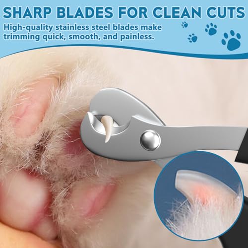 Cat Nail Clippers, Professional Pet Nail Trimmer for Cats, Kittens & Small Pets