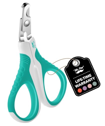 Mr. Pen- Cat Nail Clipper, Stainless Steel | Professional Sharp Cat Claw Trimmer for Small and Medium Cats, Pet Nail Clipper with Sturdy Non Slip Handle - color: Sky Blue
