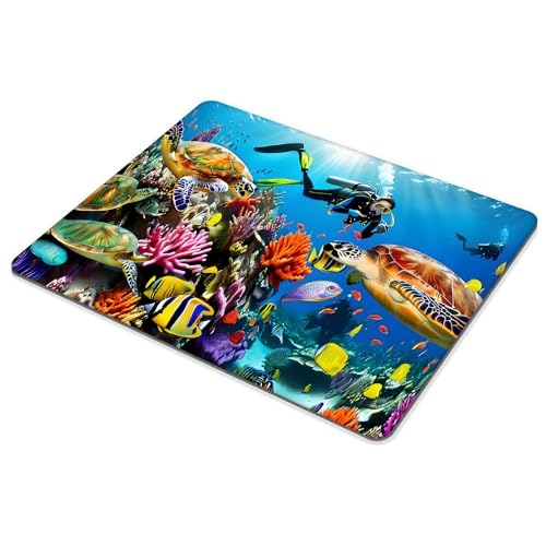 Marine Turtle Mouse pad Customized Mousepad Non-Slip Rubber Base Mouse Pads for Computers Laptop Office Desk Accessories Mouse pad - color: Marine turtle