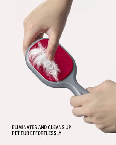 VASSON Double-Sided Lint Brushes for Clothes & Pet Hair Remover | Heavy-duty, Durable double-sided velvet quickly removes stubborn hair