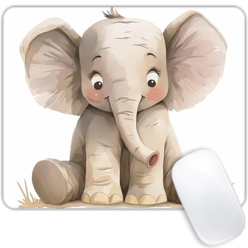 Elephant（2） Mouse pad Customized Mousepad Non-Slip Rubber Base Mouse Pads for Computers Laptop Office Desk Accessories Mouse pad - color: Elephant（2）