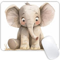 Elephant（2） Mouse pad Customized Mousepad Non-Slip Rubber Base Mouse Pads for Computers Laptop Office Desk Accessories Mouse pad - color: Elephant（2）