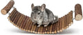 Chinchilla Wooden Suspension Bridge Platform Toy, Small Animal Climbing Toys for Chinchilla Hamsters Sugar Glider Squirrel Gerbils Rat and Other Small Animals