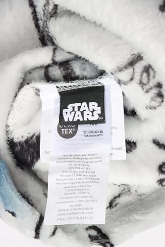 Jay Franco Wearable Throw Blanket – Oversized Plush Hooded Blanket with Pocket, Ultra Soft Cozy Fleece Throw for Lounging, Travel, Gray - Star Wars, 34x38 - Adult - color: Gray - Star Wars, size: Adult