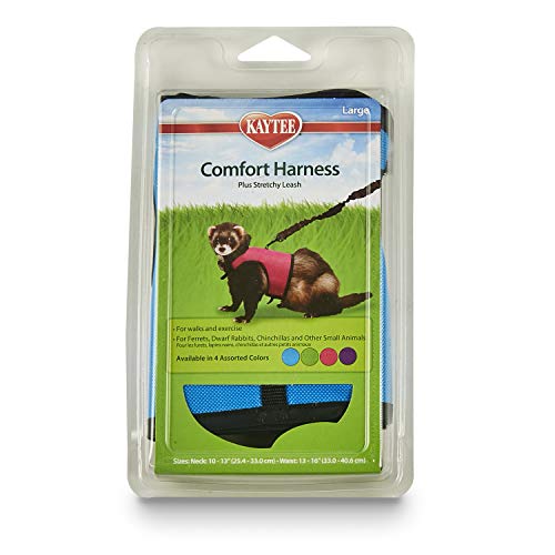 Kaytee Comfort Harness & Stretchy Leash, Large, Assorted, Model:100079521 - size: Large