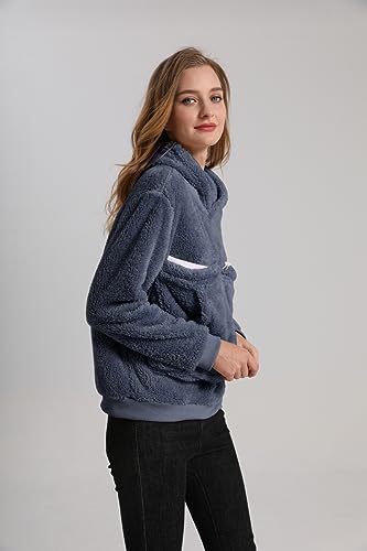 Pet Cat Dog Pouch Hoodies Small Animal Carrier – Kitten Puppy Pouch Sweatshirt Kangaroo Pocket Pullover Top - color: Darkblue, size: 4X-Large