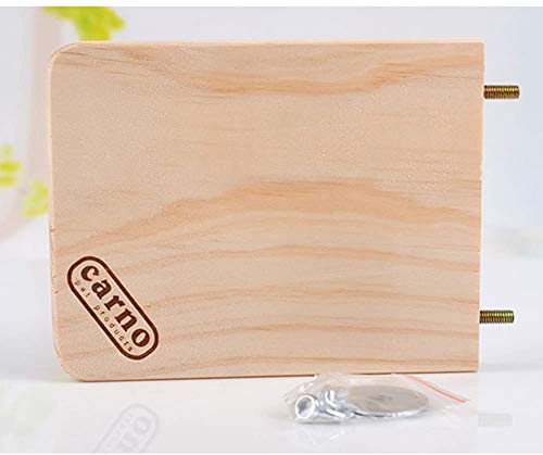 Litewoo Bird Wood Perch Platform Stand Shelf for Birds Budgie Parakeet Cockatiel Conure Cockatoo（Medium）