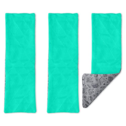 Paw Inspired Fleece Ramp Covers for Critter Nation Cage, Green, 3 Count | Fitted Ladder Liners for Ferret Nation/Critter Nation Cage, For Ferrets, Rats, Chinchillas, Hedgehogs, Small Animals, Pets - color: Green, size: Ramp Cover - 3 Pack