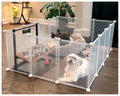 Indoor Puppy Playpen | Durable, Waterproof Pet Play Pen for Kittens, Rabbits, Guinea Pigs - DIY Easy Assembly, Safe & Secure, 16.5 X 12 Inch, 21 Panels - style: 21 Panels - 12"L x 16.5"H