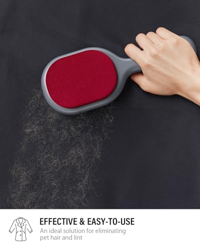 VASSON Double-Sided Lint Brushes for Clothes & Pet Hair Remover | Heavy-duty, Durable double-sided velvet quickly removes stubborn hair