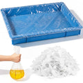 Tondiamo 150 Pcs Cage Liners for Small Animals Disposable Hamster Tray Clear Box Leak Proof Guinea Pig Cage Liner Bag Litter Toilet Film for Rabbit Bunny Hamster Hedgehog (Small) - size: Small