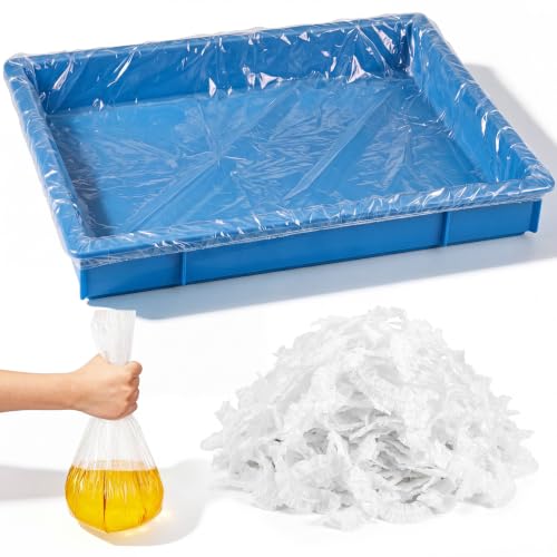 Tondiamo 150 Pcs Cage Liners for Small Animals Disposable Hamster Tray Clear Box Leak Proof Guinea Pig Cage Liner Bag Litter Toilet Film for Rabbit Bunny Hamster Hedgehog (Small) - size: Small