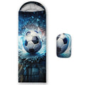AILONEN Midnight Meow Sleeping Bag, Charcoal Cat Eyes Crescent Graphic, Portable Camp Sack Sleepover Style - color: S228