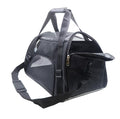 ZaneSun Cat Carrier,Soft-Sided Pet Travel Carrier for Cats,Dogs Puppy Comfort Portable Foldable Pet Bag Airline Approved (Medium-Black) - color: Medium-Black