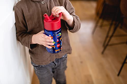 Simple Modern Disney Princess Kids Tritan Plastic Summit Water Bottle | 12 oz BPA-Free Cup with Covered Leak Proof Straw Lid for Girls, Toddlers | Princess Rainbows - color: Disney: Princess Rainbows, style: Covered Lid | 12oz