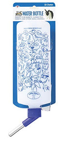 Pet Lodge® Cage Water Bottle | Opaque Water Bottle with Fun Graphics | Great for Indoor Use | No Drip Waterer for Small Animals | 32 Ounce - size: 32