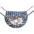 Cat Hammock for Cage with Ball,Hanging Pet Hammock Bed Adjustable,Double Layer Soft Sleeping Hammock for Cats,Ferret,Puppy,Rabbits,Small Animals,1Pack (Blue) - color: Blue