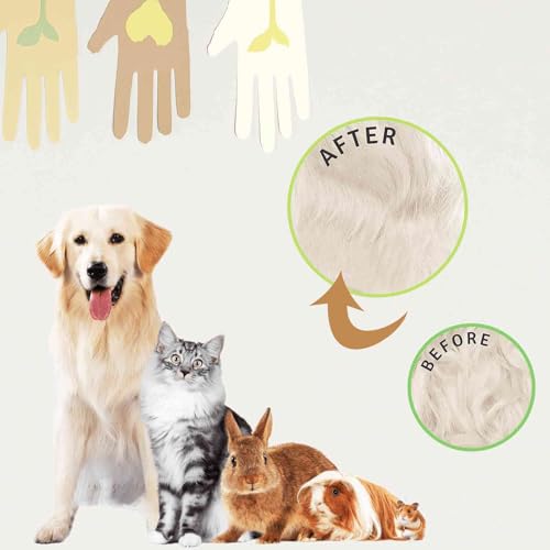 Dog Grooming Brush, Premium Soft Silicone Pet Bath Brushes, Rubber Shampoo Soothing Comb Scrubber for Wet Dry Long Short Haired Dogs & Cats Massaging, Deshedding Shower Scrubbing - color: YELLOW