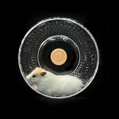 GuineaLoft™ Silent Hamster Wheel - 9.1 inch (23cm) for Hamsters, Mice, Gerbils & Small Animals - size: 9.1 inch