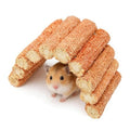 Parrot Hamster Rabbits Toys, Hamster Parrot Corn Cob Chew Toy Arch Bridge Shape Bite for Guinea Pigs Chinchillas Rabbits Playing