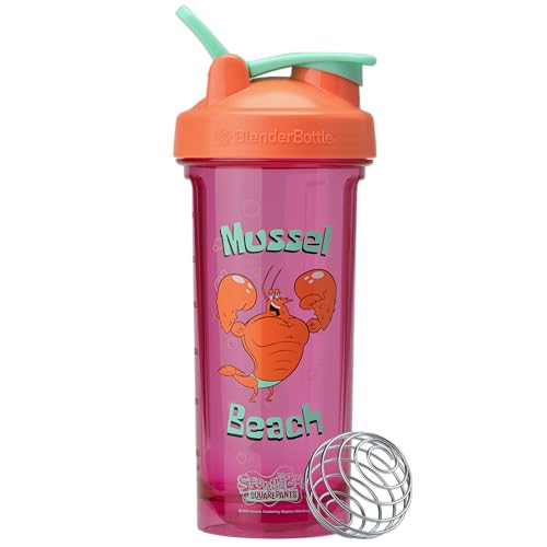 BlenderBottle SpongeBob ProSeries Tritan Shaker Bottle 28 oz, Mussel Beach - color: Mussel Beach, style: Spongebob