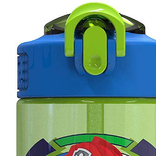 Zak Designs Paw Patrol 16oz Leak-Proof Straw Kids Water Bottle, Plastic - color: Paw Patrol, size: 16 Ounces