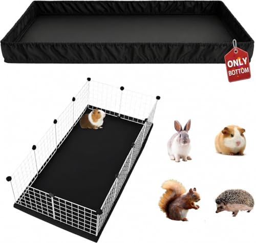 PJYuCien C&C Cage Bottom 24"x48", Easy to Install | Use as Top, Use as Bottom and Top Set, Protect Floor, Saves Time and Effort,for Guinea Pig and Other Small Animals - size: 24" X 48"